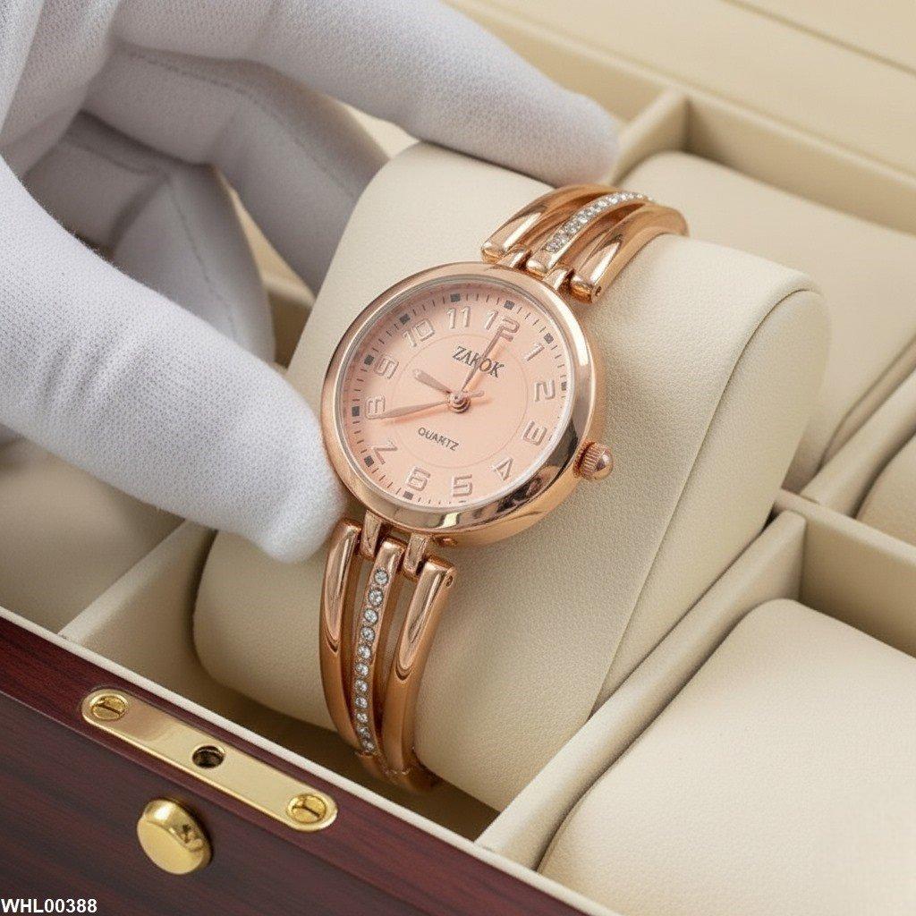 WHL00388 IWA Round Analog Dial Link Chain Women's Watch - WHL