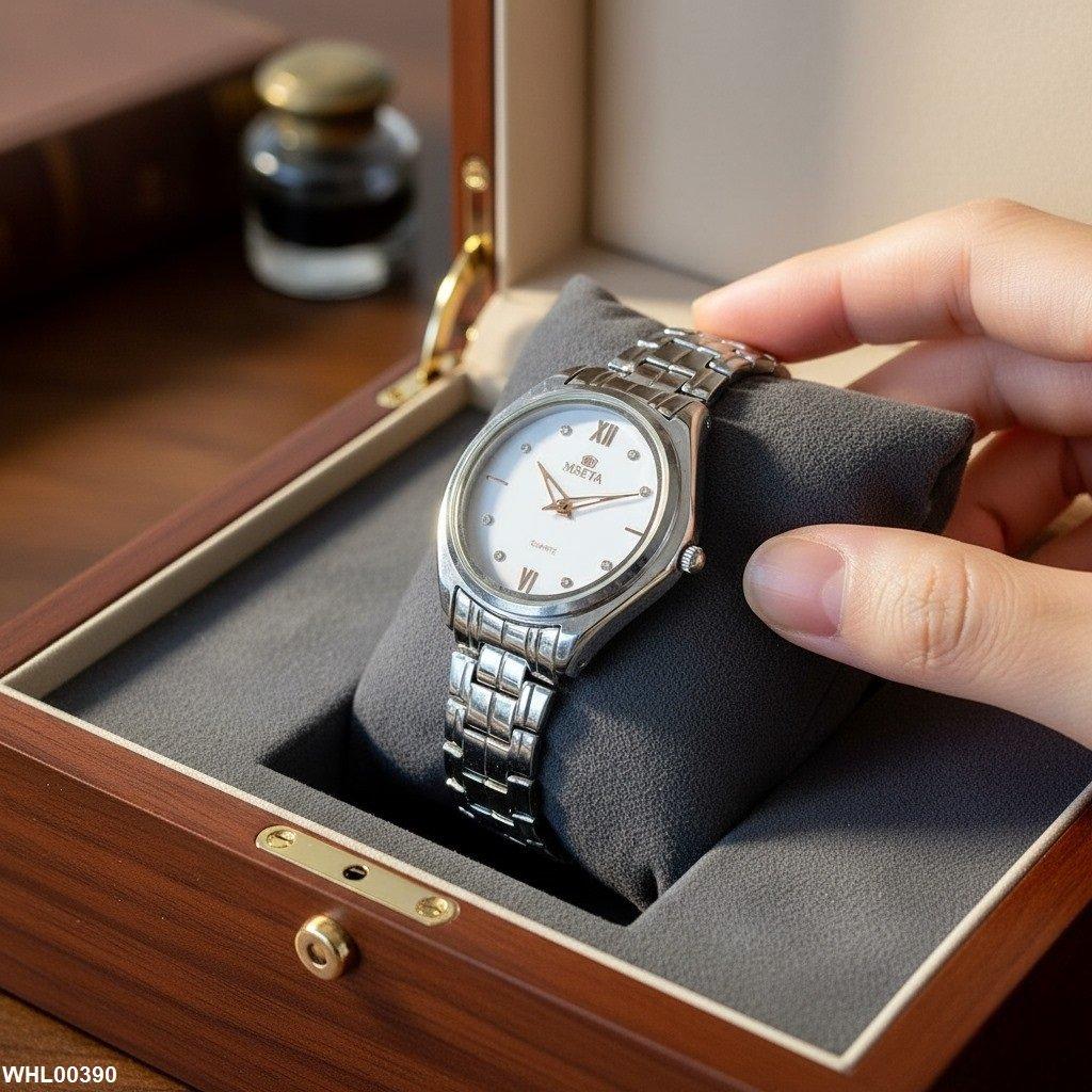 WHL00390 IWA Stylish Round Bezel Dial Women's Watch - WHL