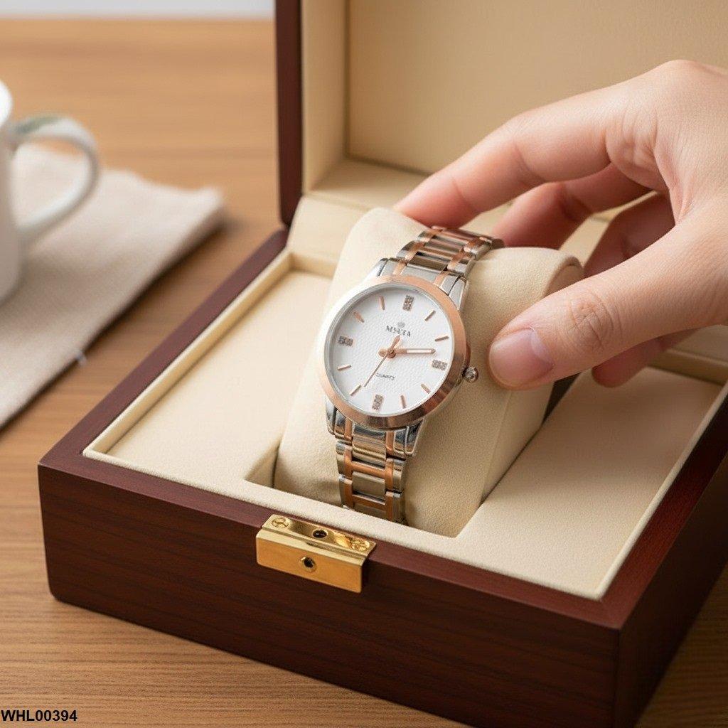 WHL00394 IWA Round Link Chain Women's Watch - WHL