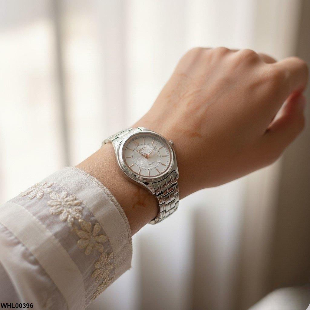 WHL00396 IWA Two-Tone Round Analog Dial Women's Watch - WHL