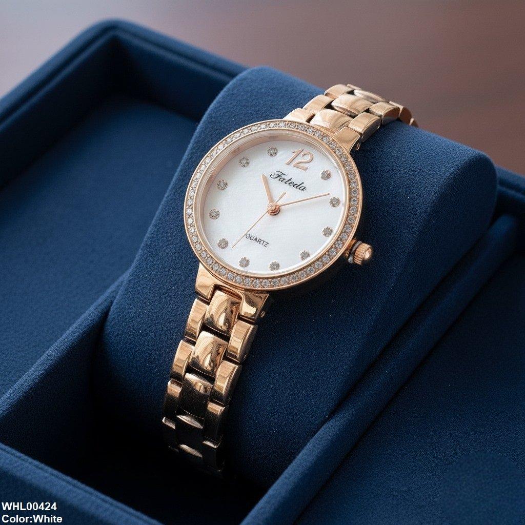 WHL00424 IWA Round Stone Dial Women's Watch - WHL