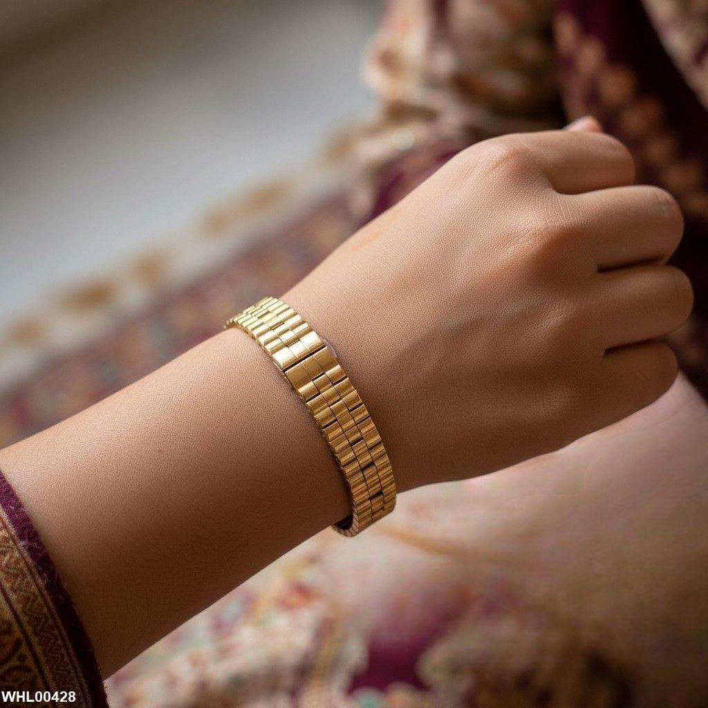 WHL00428 IWA Round Heart Stone Dial Women's Watch - WHL