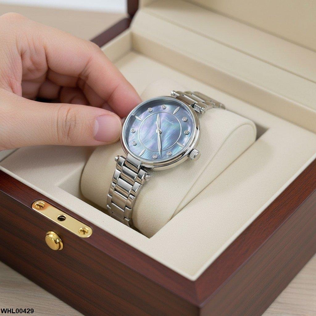 WHL00429 IWA Round Stone Dial Women's Watch - WHL