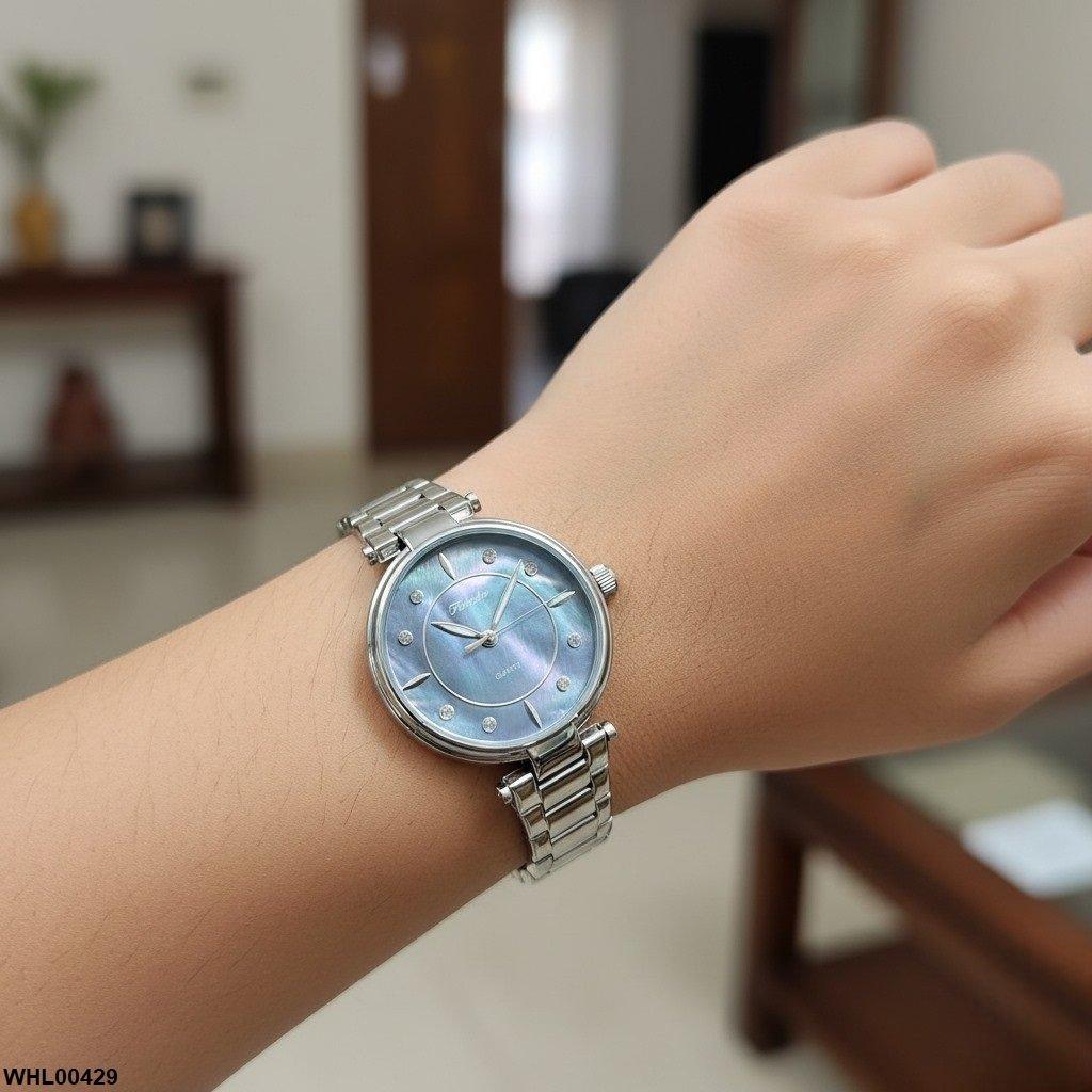 WHL00429 IWA Round Stone Dial Women's Watch - WHL