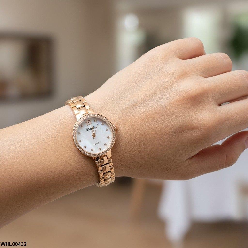 WHL00432  IWA Rhinestone Bezel Dial Women's Watch - WHL