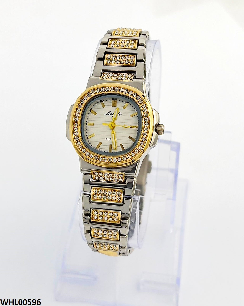 WHL00596 HWR Round Tow-Tone Women's Watch - WHL