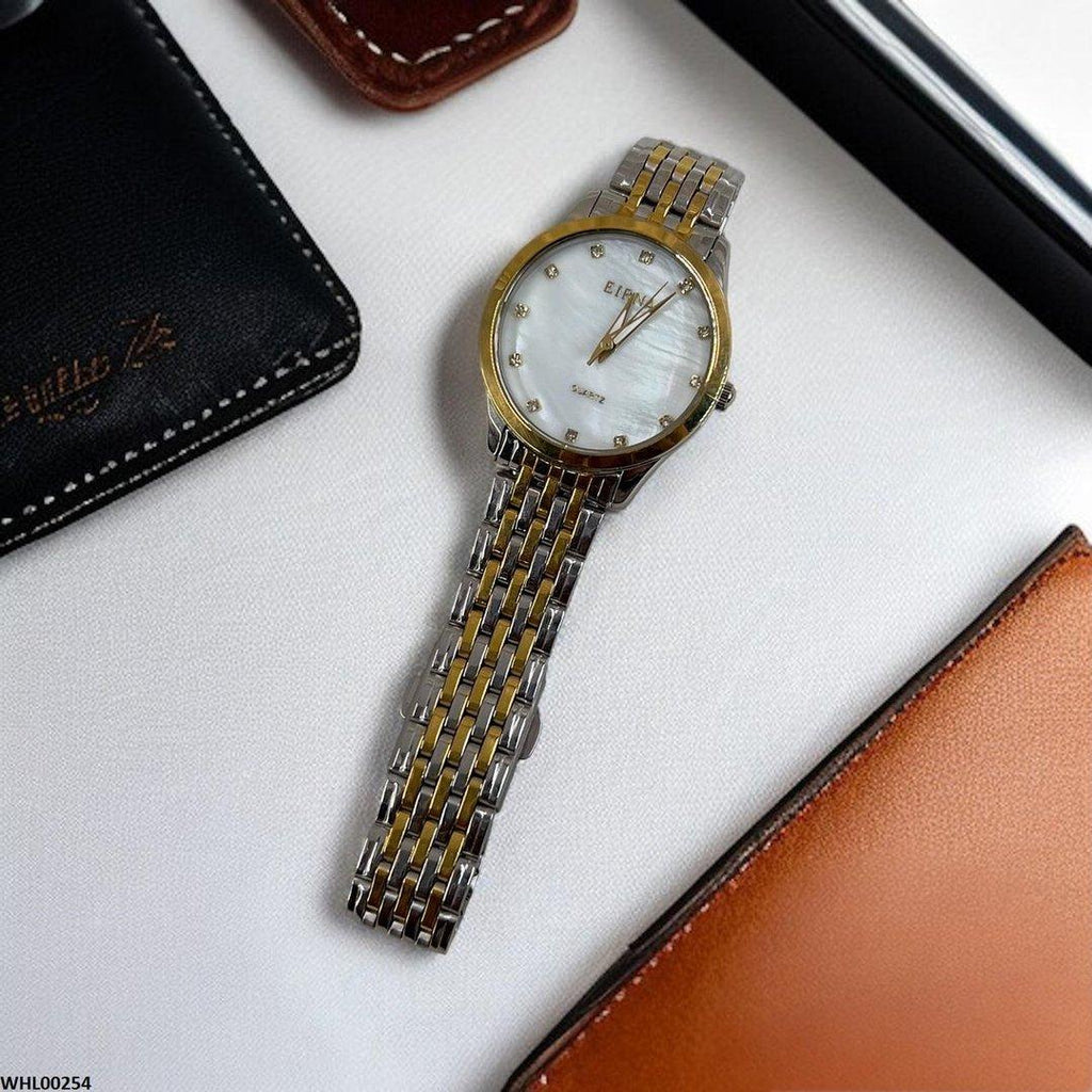 WHL00254 IWA White Dial Crystal Watch - WHL