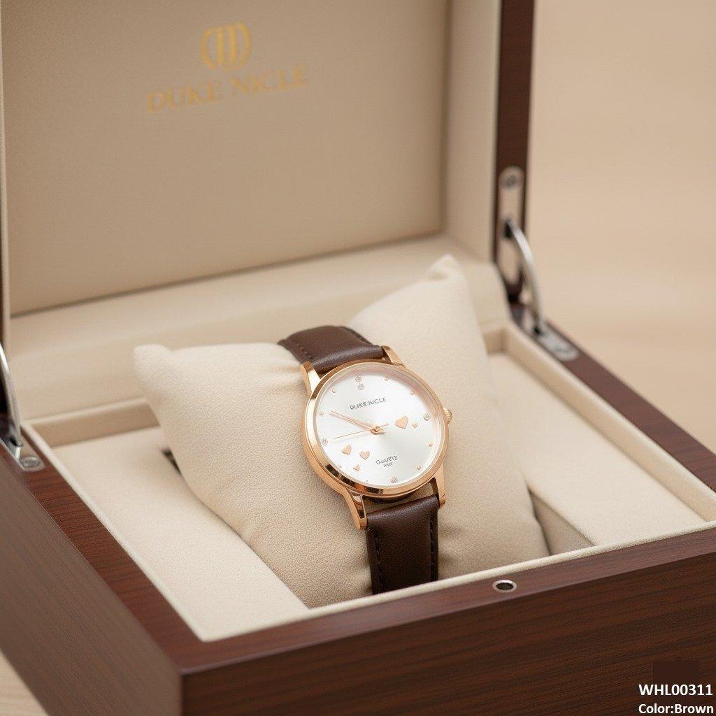 WHL00311 ZWA Round Heart Dial Watch - WHL