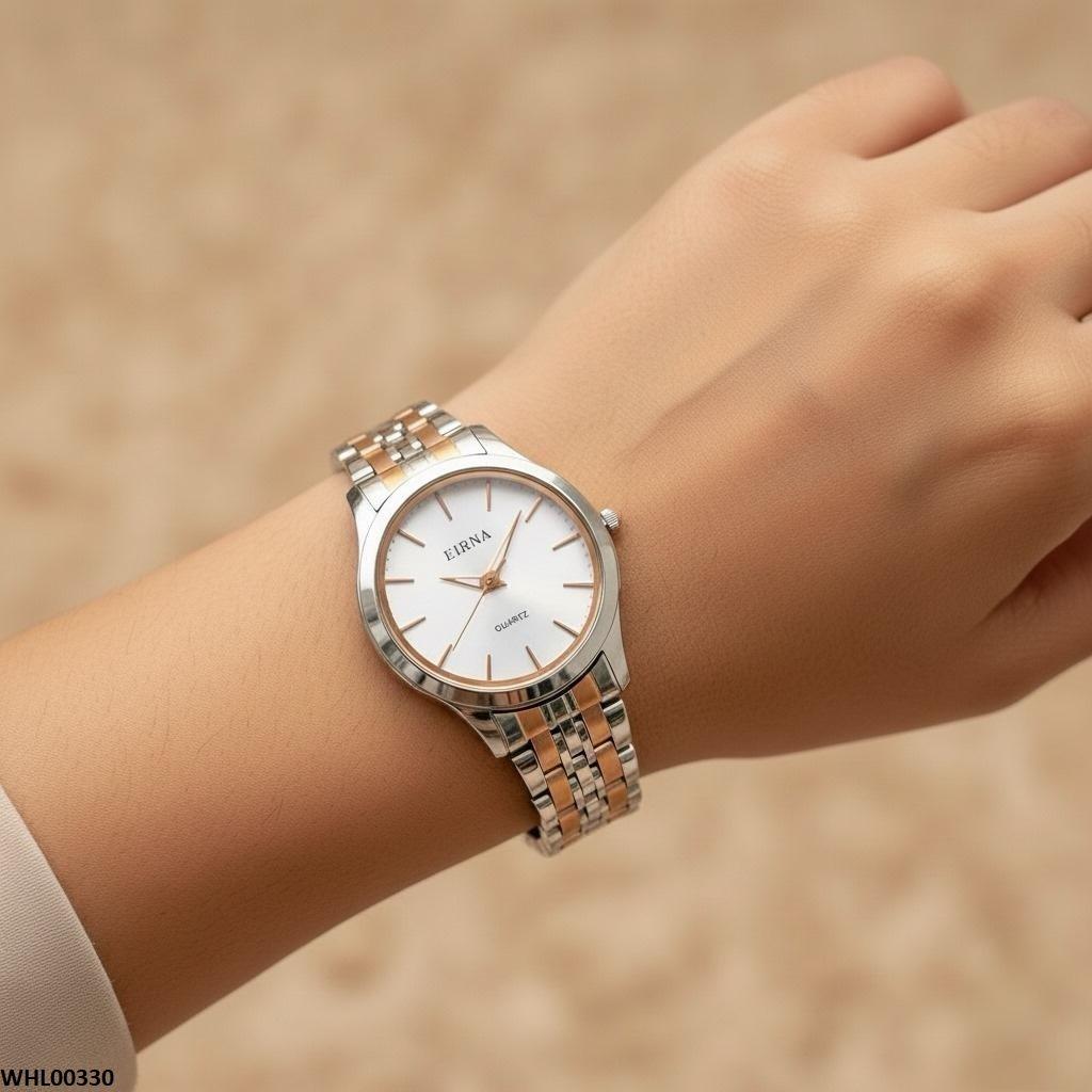 WHL00330 IWA Round Dial Link Chain Watch - WHL