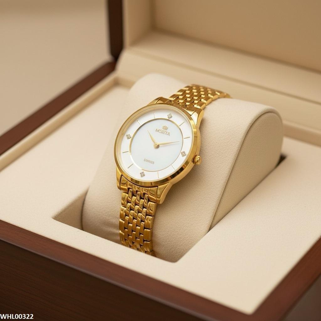 WHL00322 IWA Round Stone Dial Watch - WHL