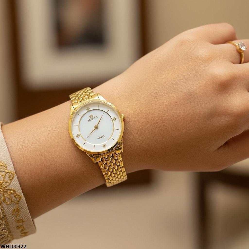 WHL00322 IWA Round Stone Dial Watch - WHL