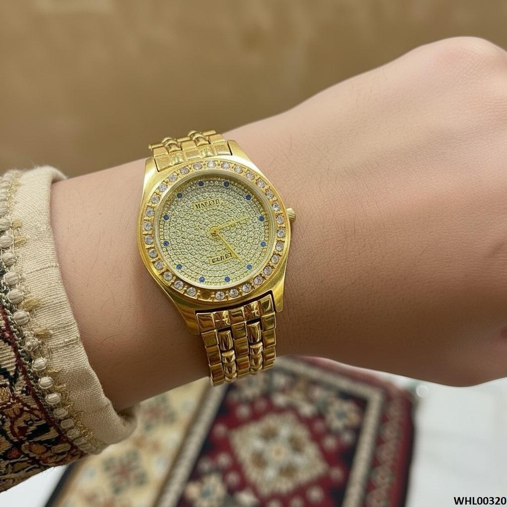 WHL00320 IWA Blue Stone Dial Watch - WHL