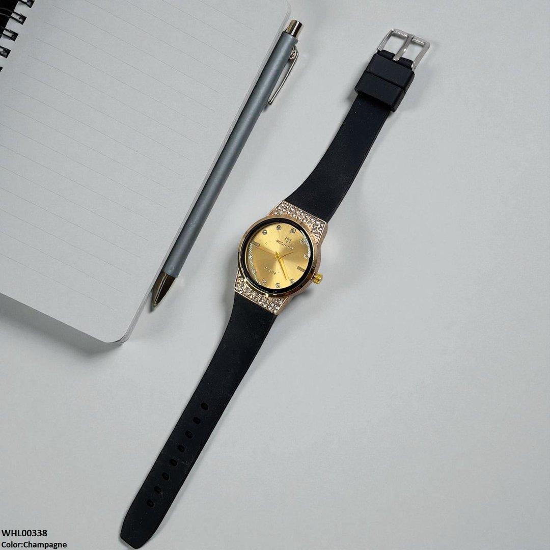 WHL00338 BWS Round Stone Dial Watch - WHL