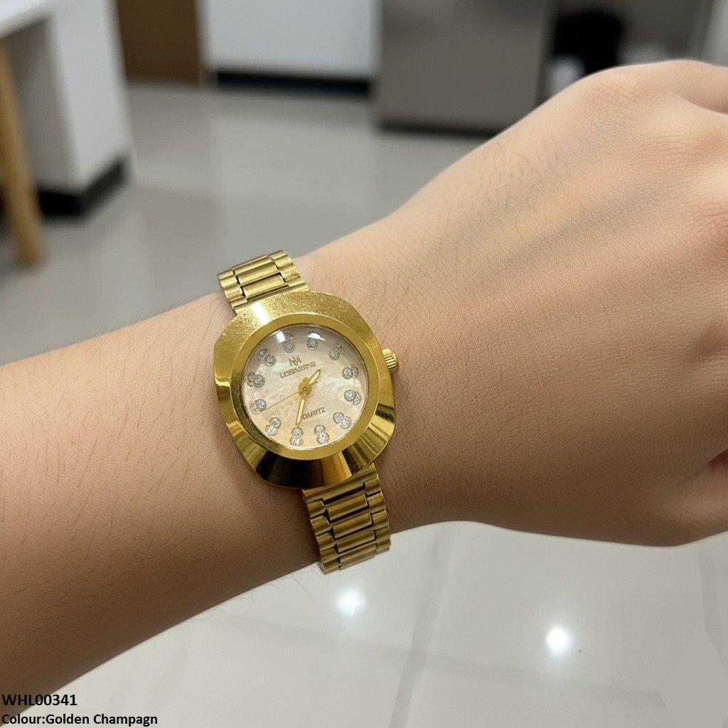 WHL00341 BWS Butterfly Dial Chain Link Watch - WHL