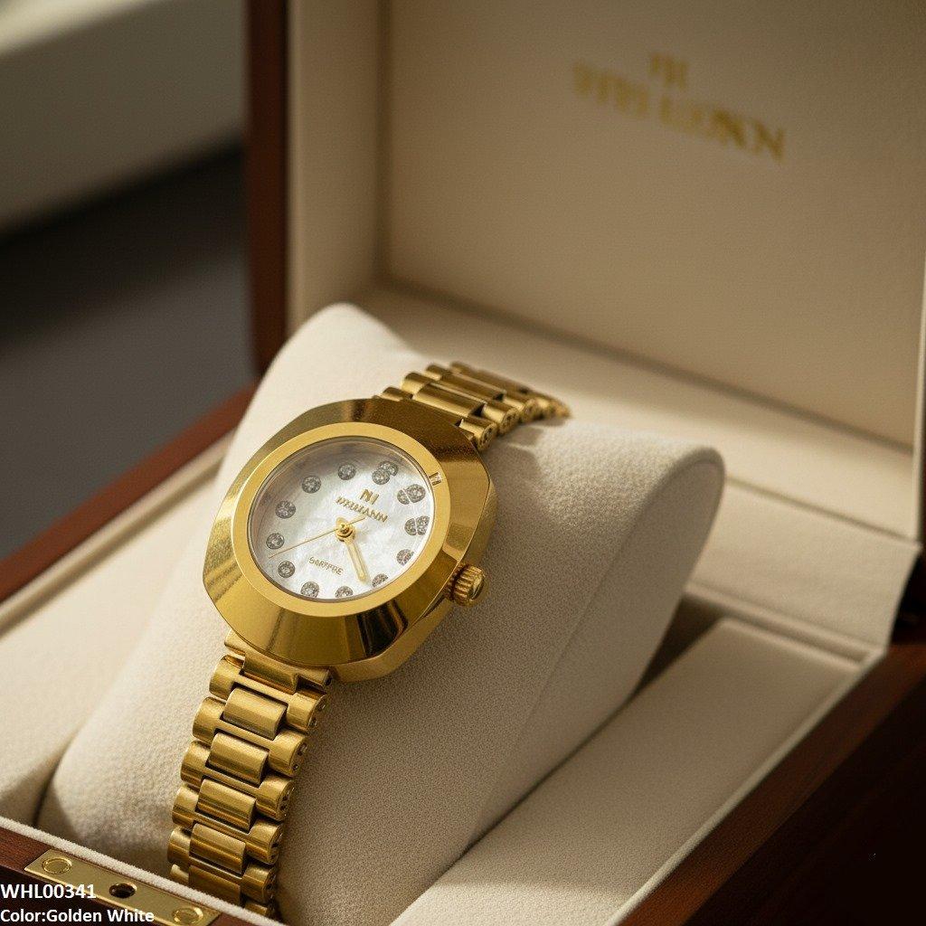 WHL00341 BWS Butterfly Dial Chain Link Watch - WHL