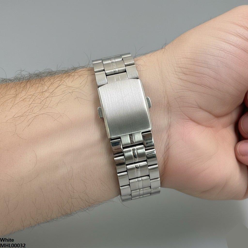 MHL00032 IWA Square Stone Round Men's Watch - MHL