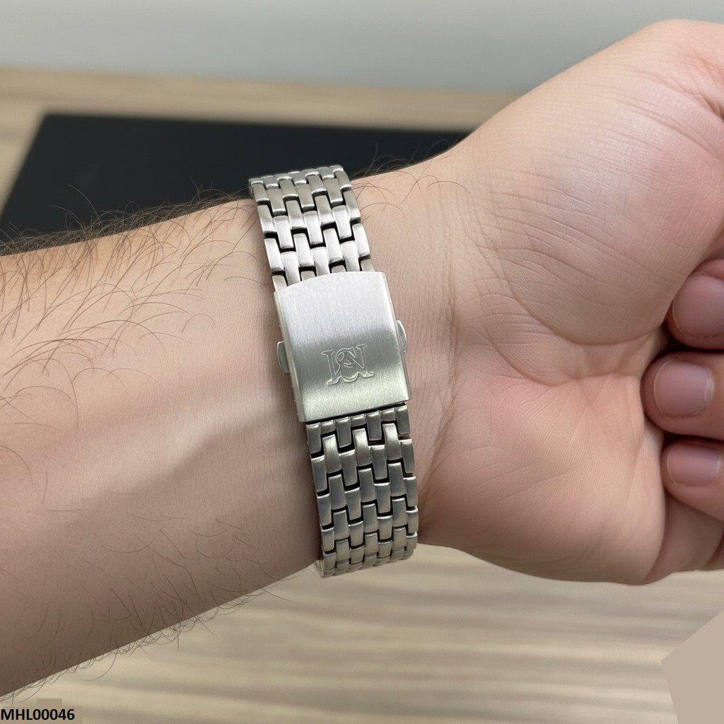 MHL00046 IWA Round Analog Black Dial Men's Watch - MHL