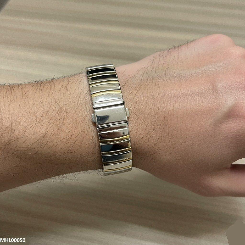 MHL00050 IWA Stone Dial Rectangle Men's Watch - MHL