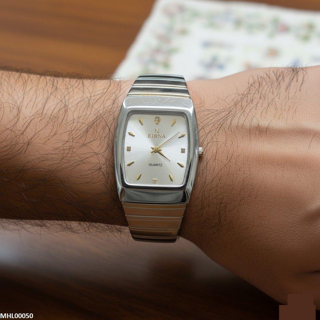 MHL00050 IWA Stone Dial Rectangle Men's Watch - MHL