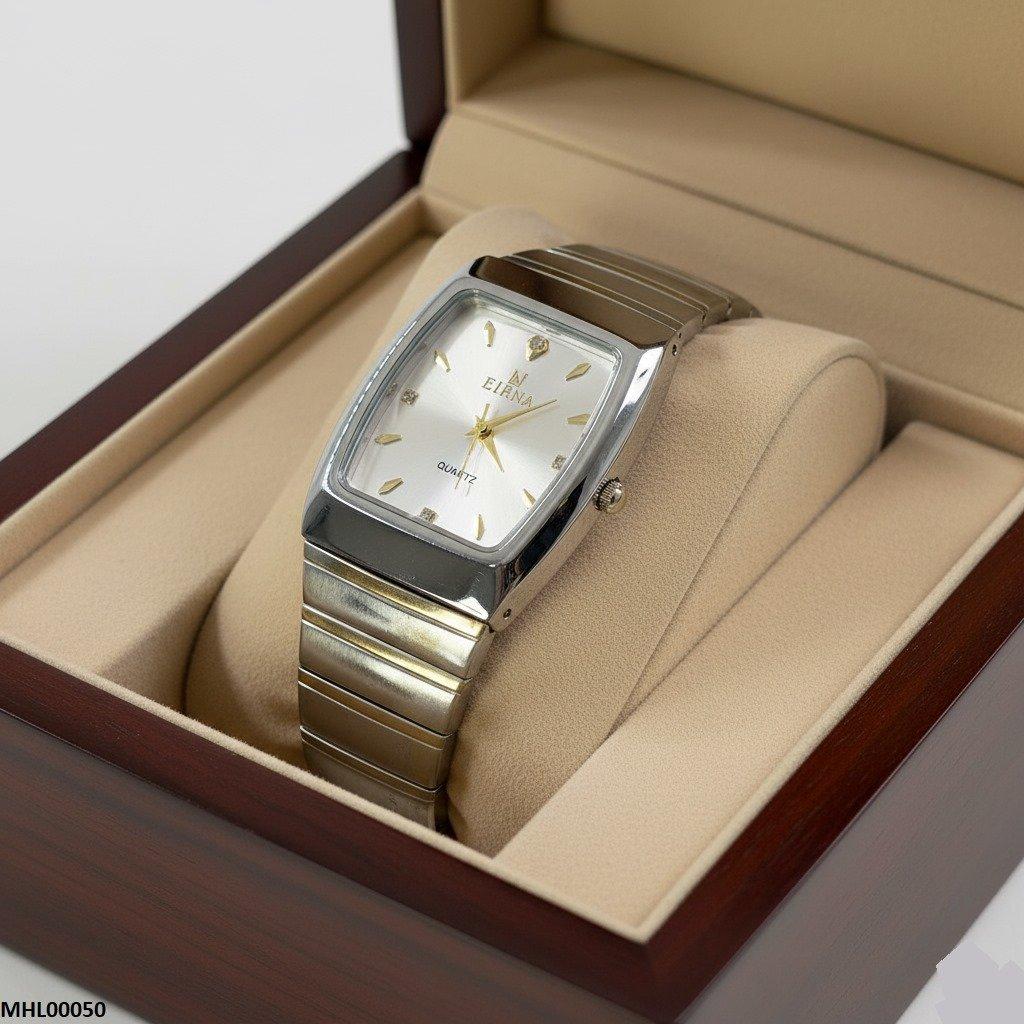 MHL00050 IWA Stone Dial Rectangle Men's Watch - MHL