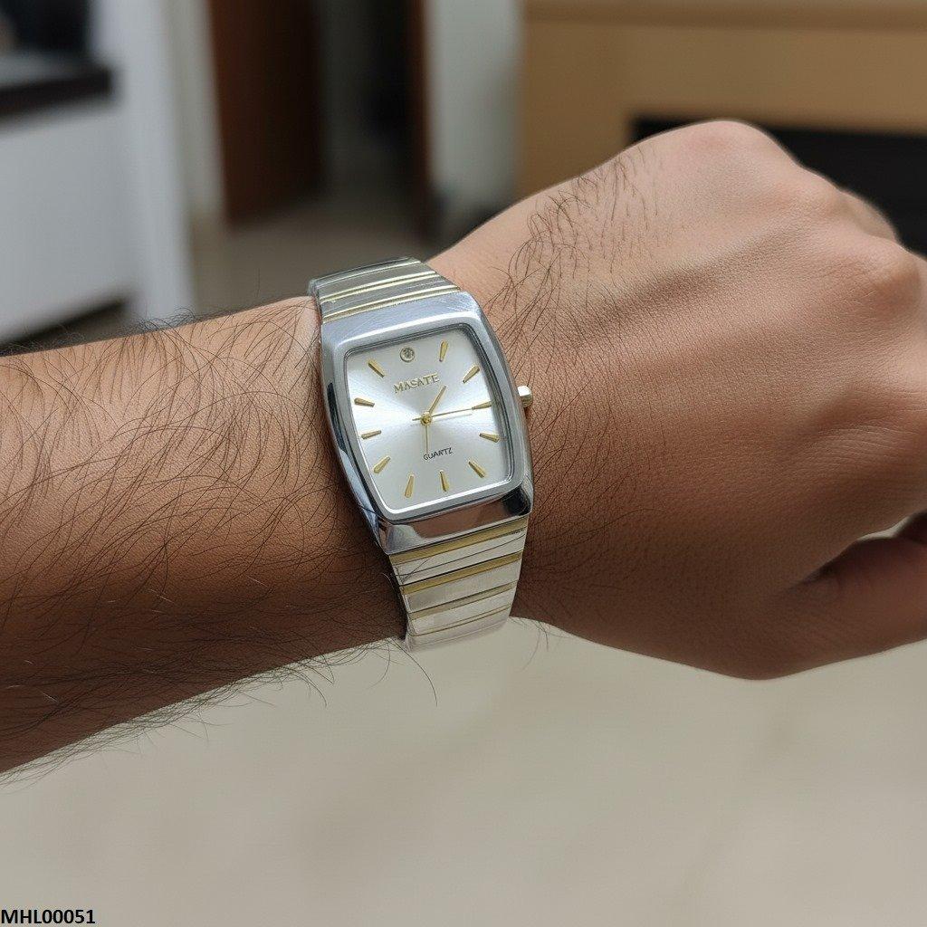 MHL00051  IWA Stone Dial Rectangle Men's Watch - MHL