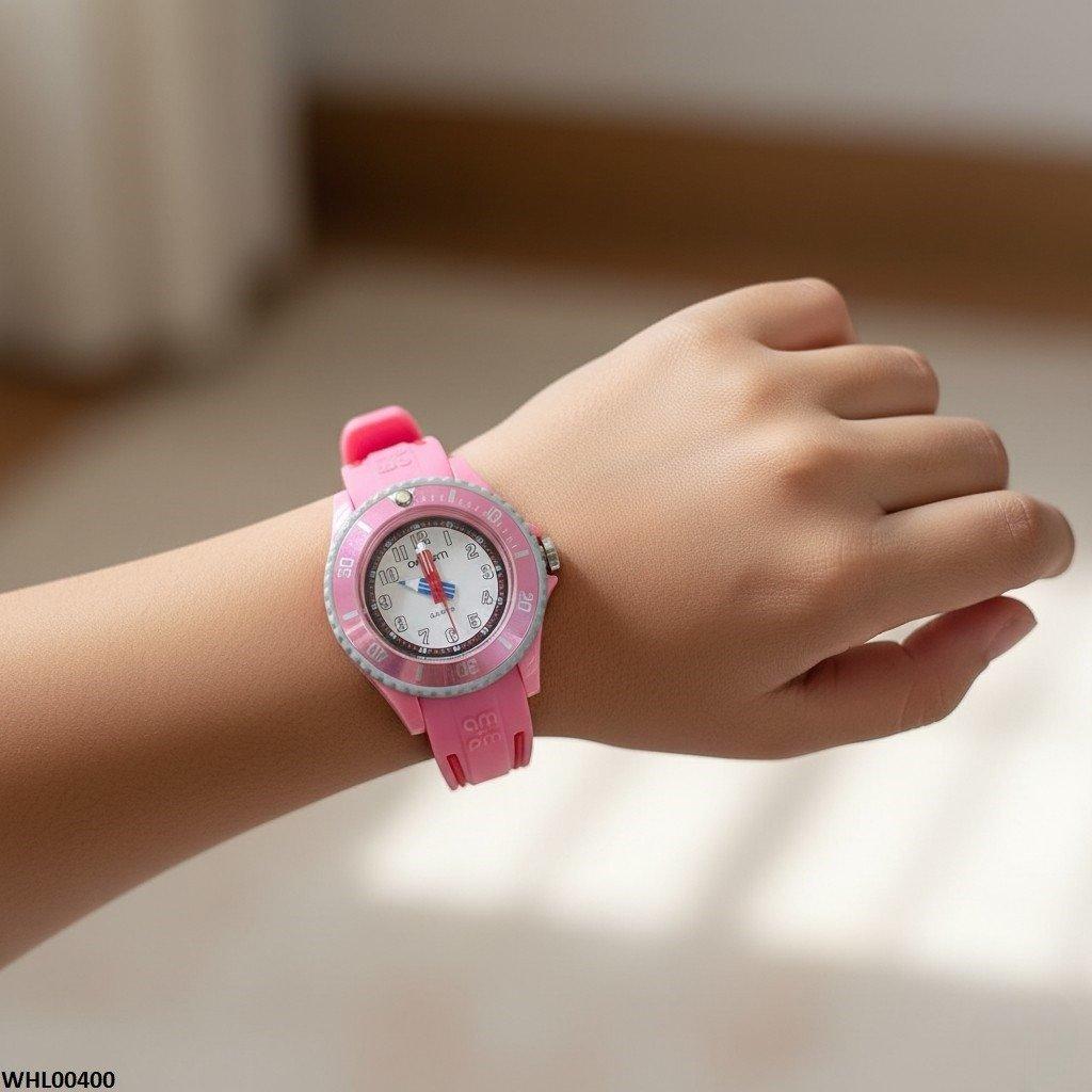 WHL00400 IWA Round Bezel White Dial Watch  - WHL