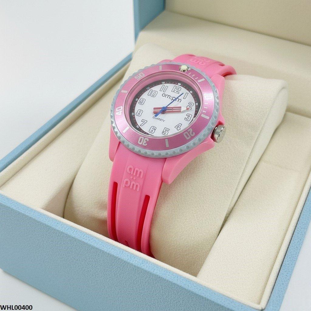 WHL00400 IWA Round Bezel White Dial Watch  - WHL