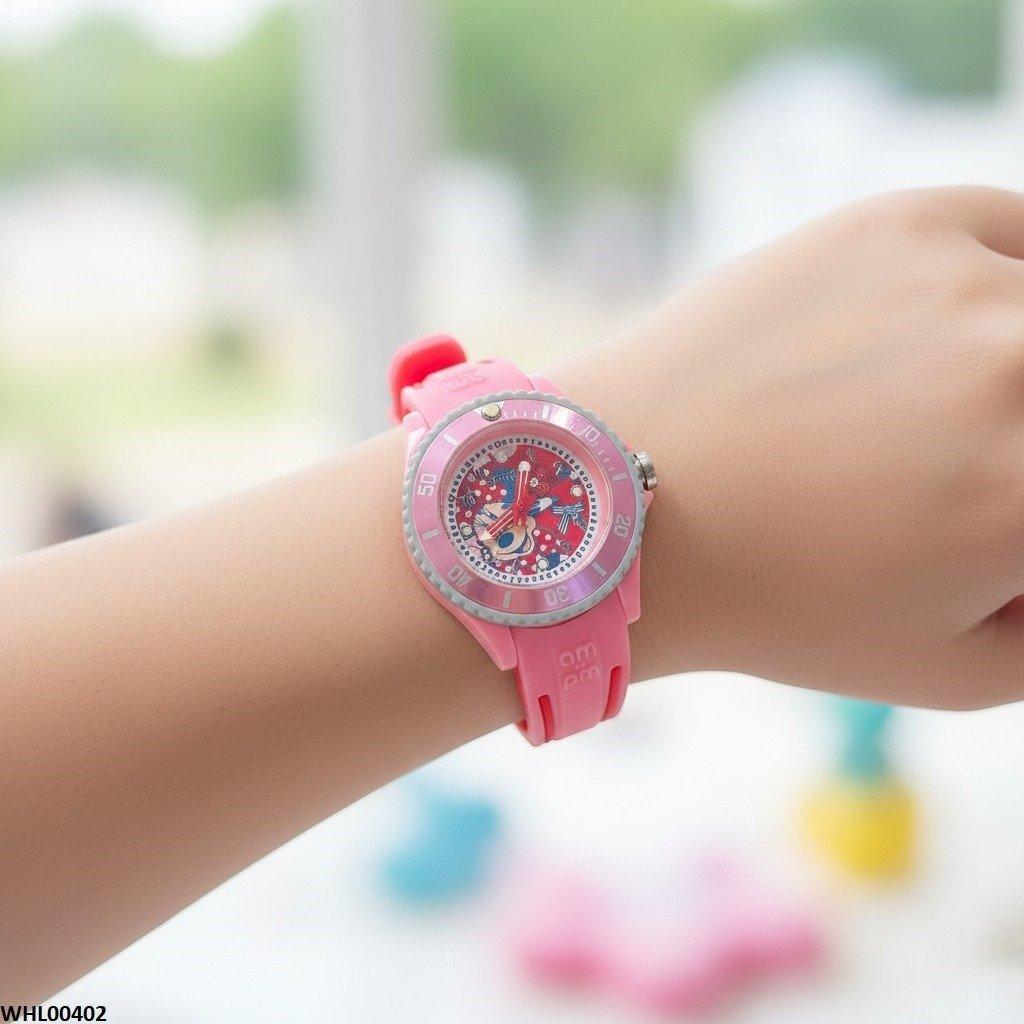 WHL00402 IWA Round Mickey Mouse Dial Kid's Watch  - WHL