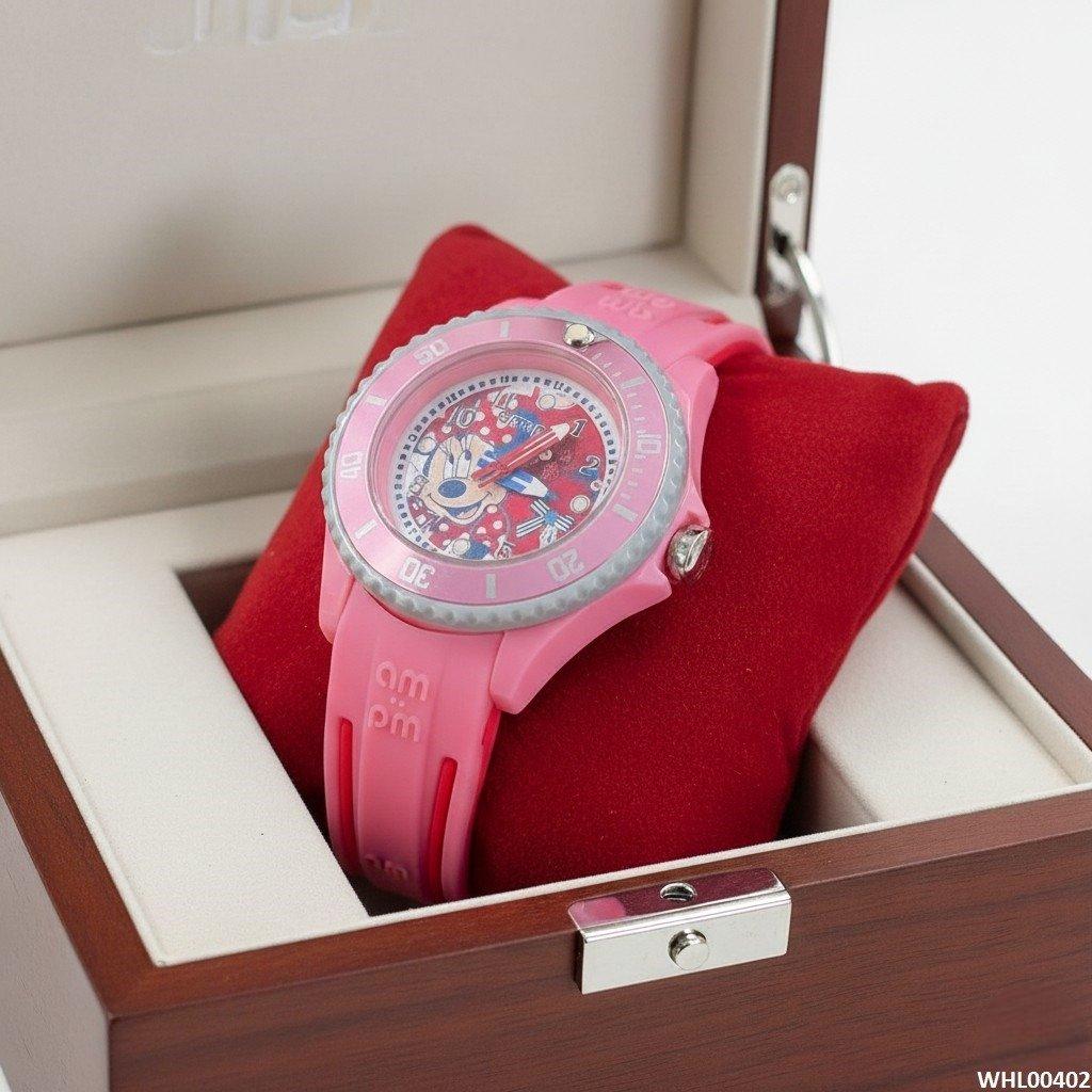 WHL00402 IWA Round Mickey Mouse Dial Kid's Watch  - WHL