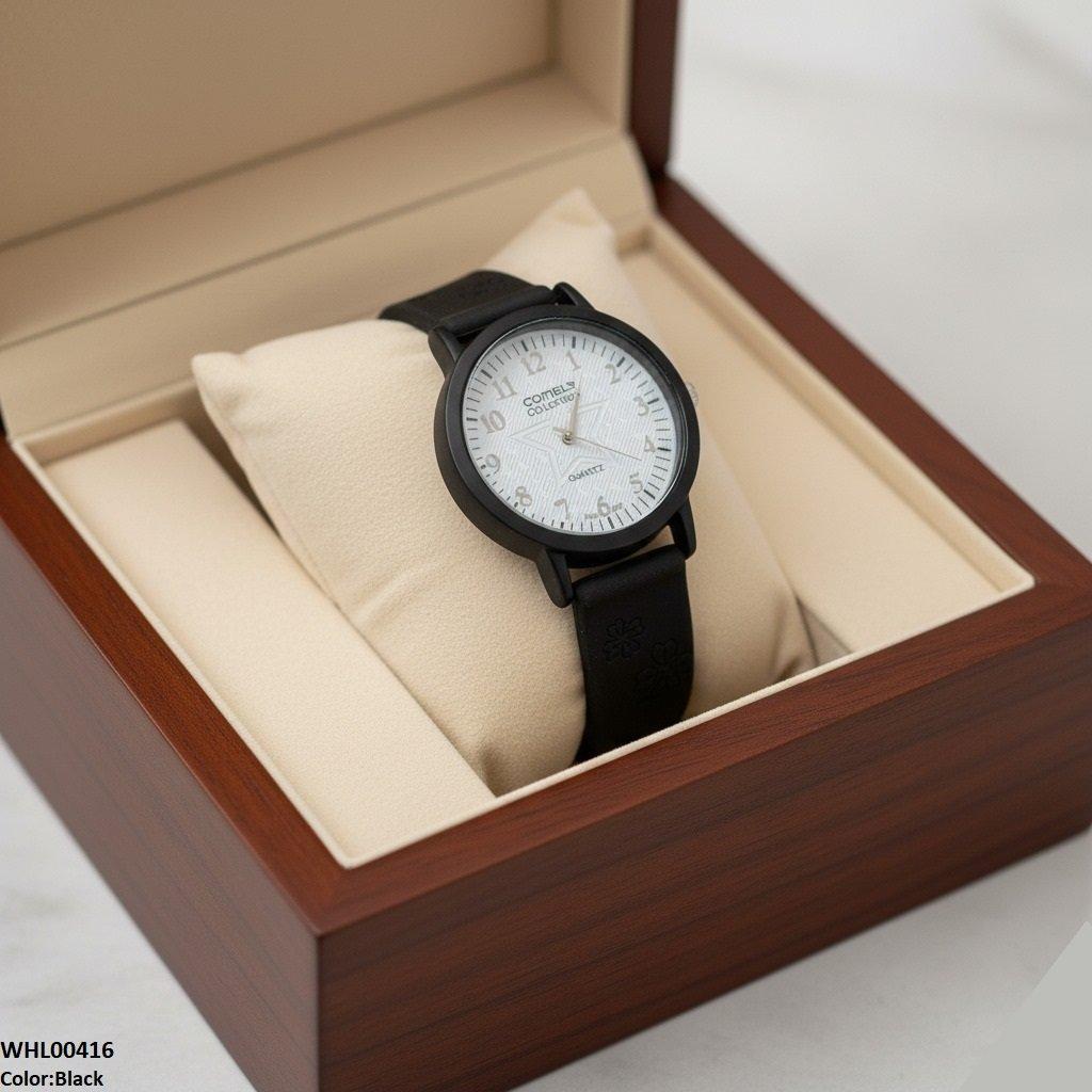 WHL00416 IWA Star White Dial Rubber Strap Women's Watch - WHL