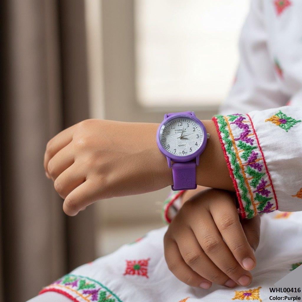 WHL00416 IWA Star White Dial Rubber Strap Women's Watch - WHL