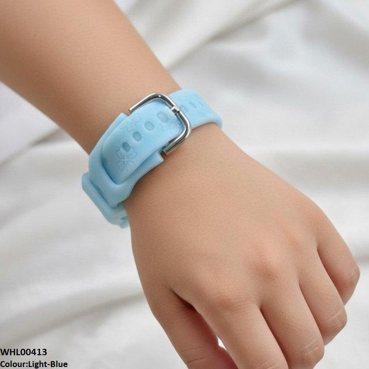 WHL00413 IWA Round Flower Rubber Strap Women's Watch - WHL