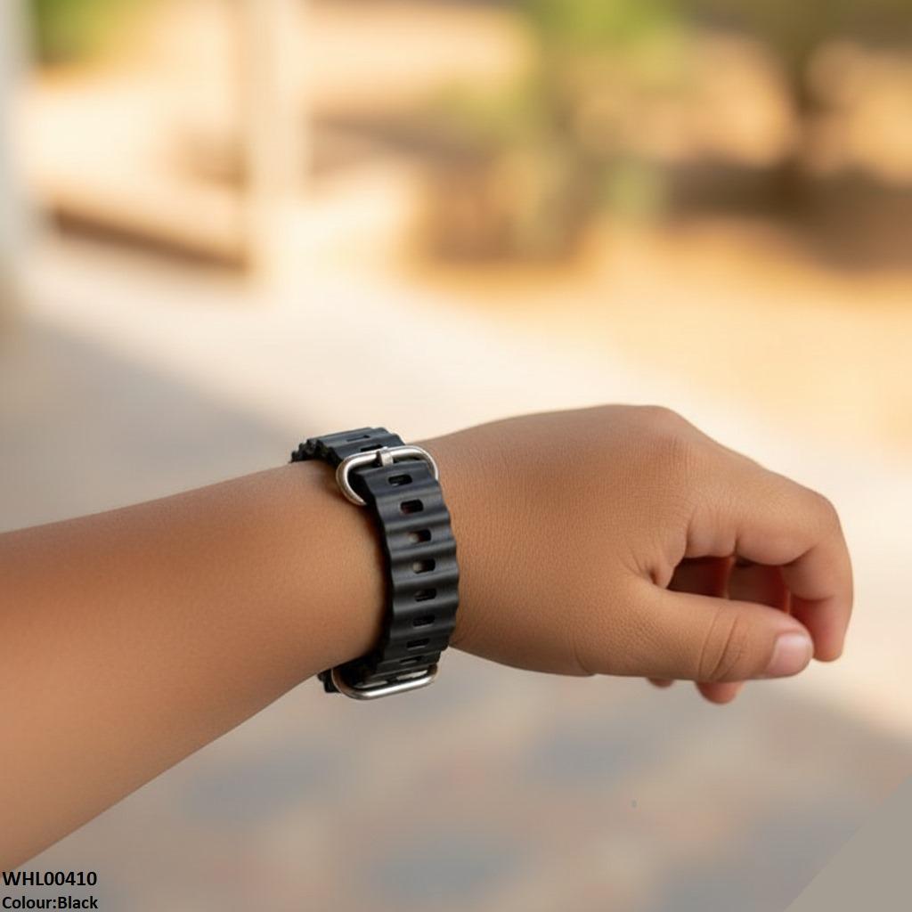 WHL00410 IWA Square Mini Box Dial Rubber Strap Women's Watch - WHL