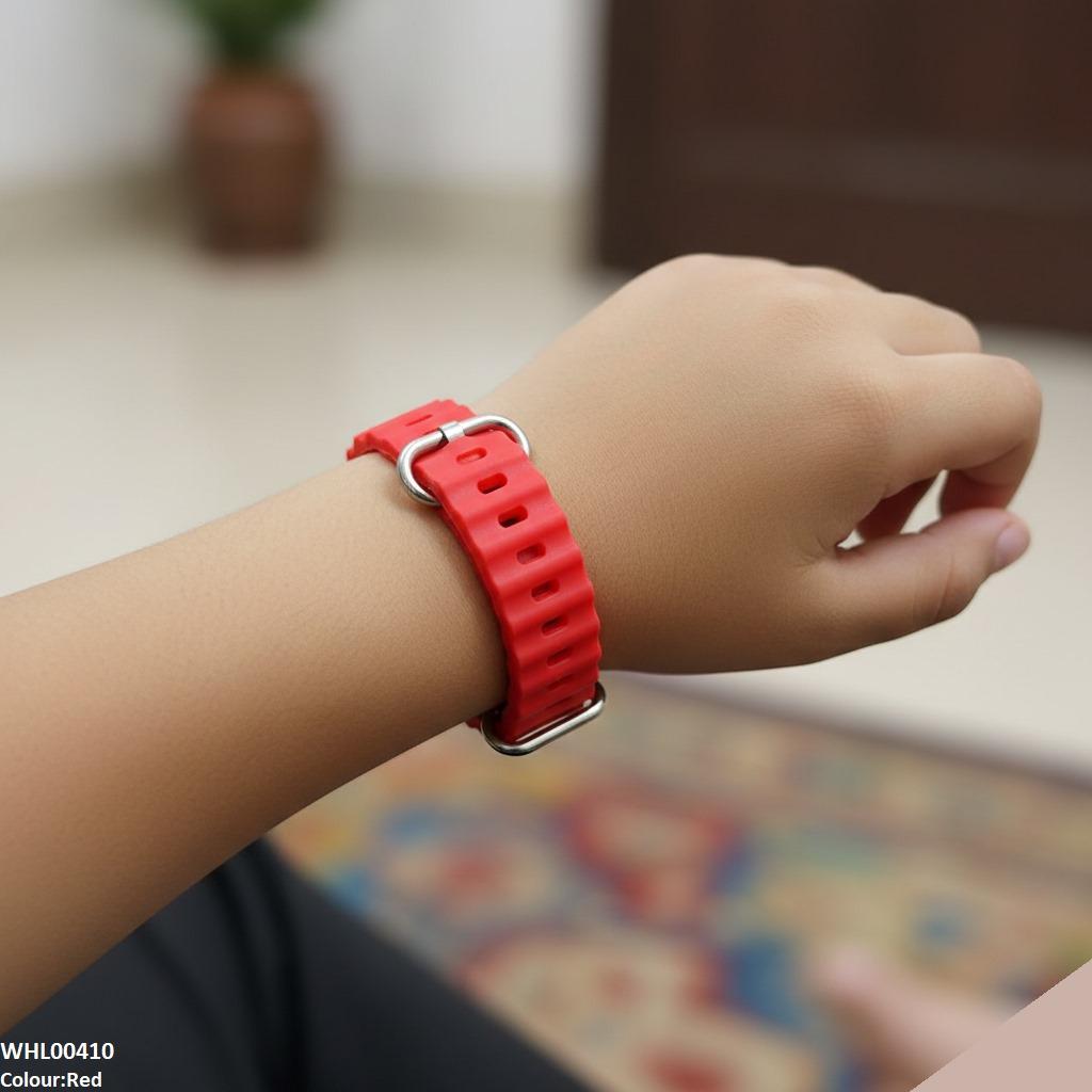 WHL00410 IWA Square Mini Box Dial Rubber Strap Women's Watch - WHL