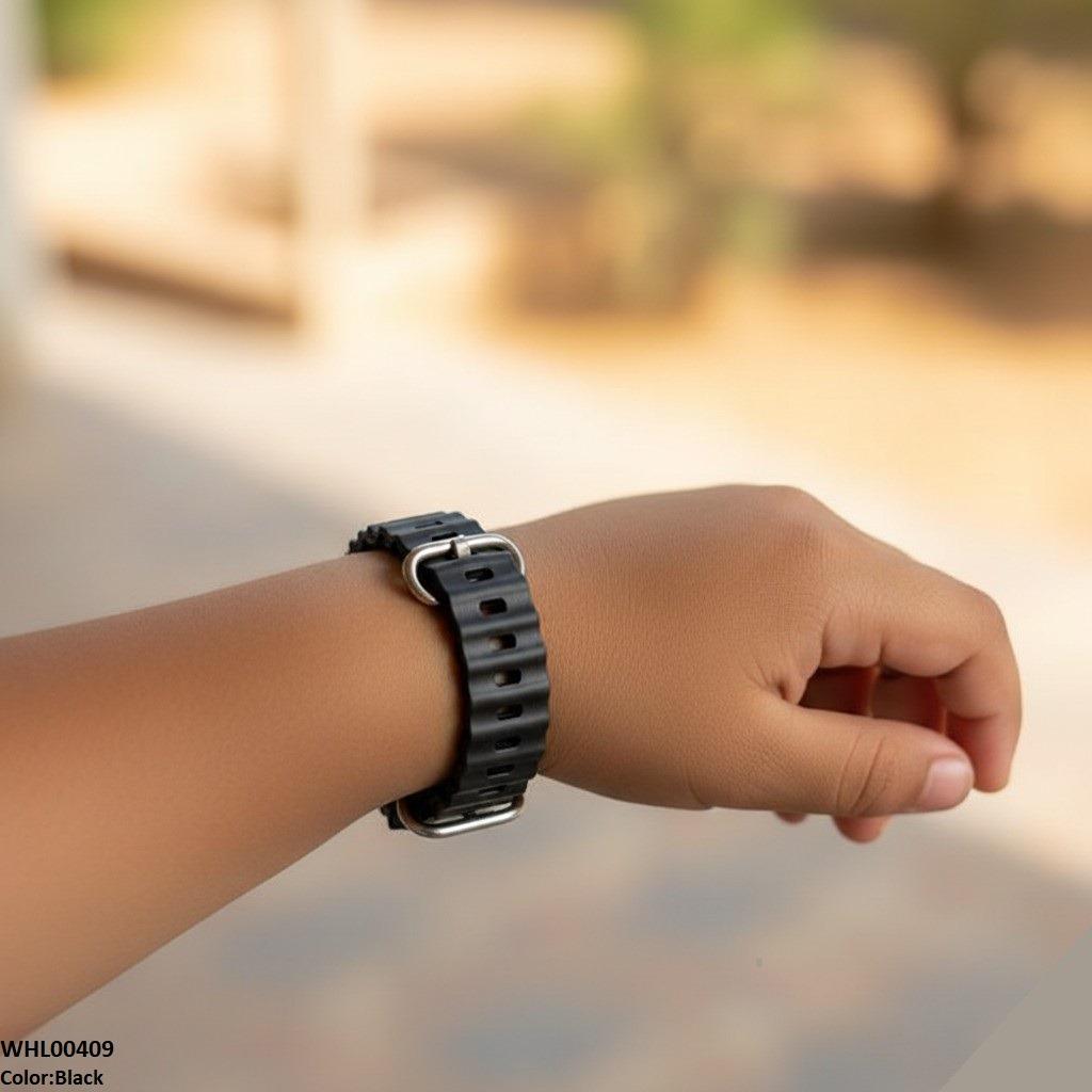 WHL00409 IWA Mini Square Dial Rubber Strap Women's Watch - WHL