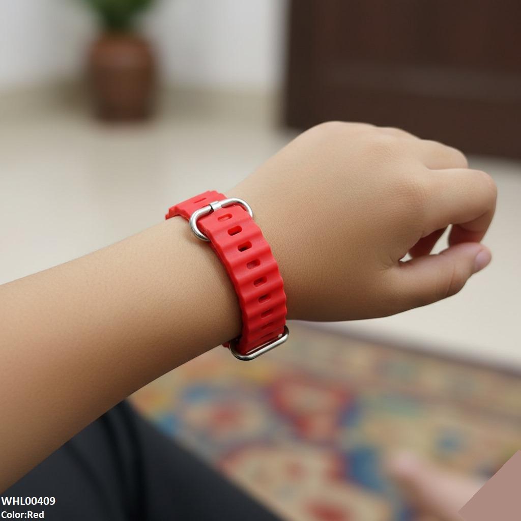 WHL00409 IWA Mini Square Dial Rubber Strap Women's Watch - WHL