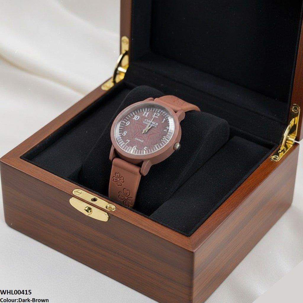 WHL00415 IWA Star Dial Rubber Strap Women's Watch - WHL