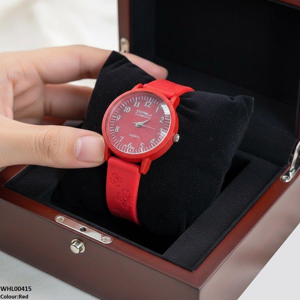 WHL00415 IWA Star Dial Rubber Strap Women's Watch - WHL