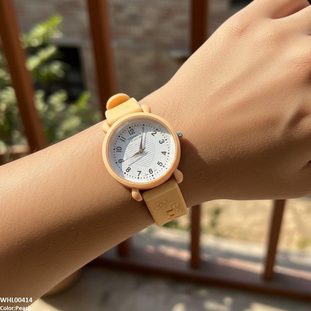 WHL00414 IWA Heart  Rubber Strap Women's Watch - WHL