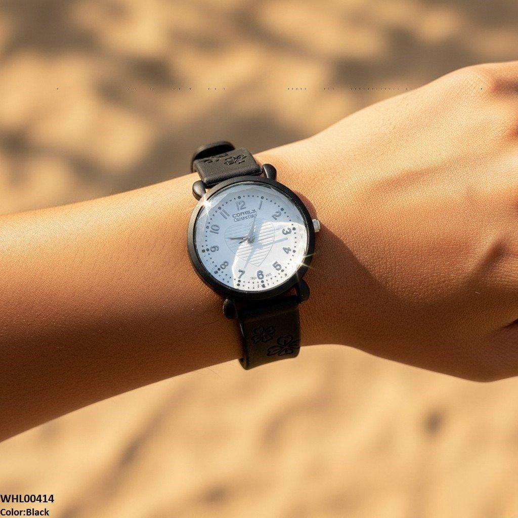 WHL00414 IWA Heart  Rubber Strap Women's Watch - WHL