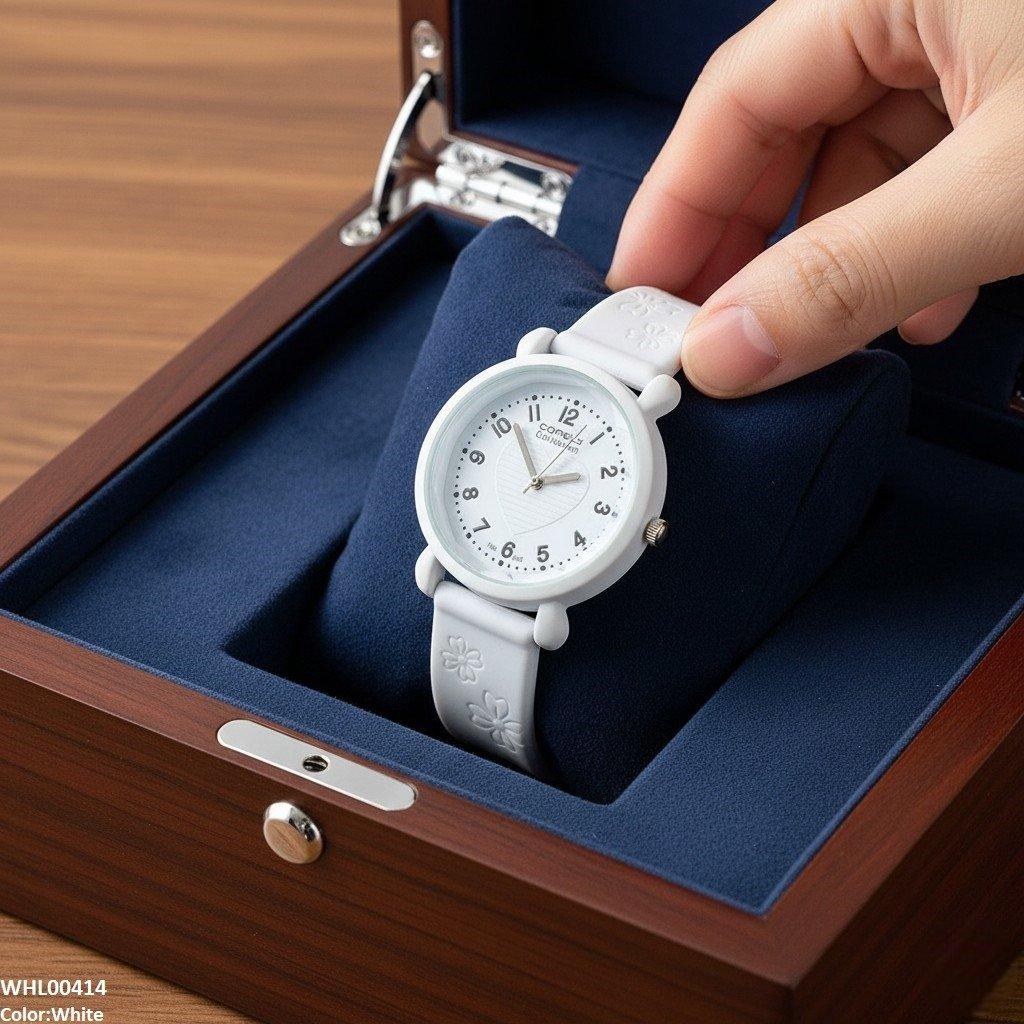 WHL00414 IWA Heart  Rubber Strap Women's Watch - WHL