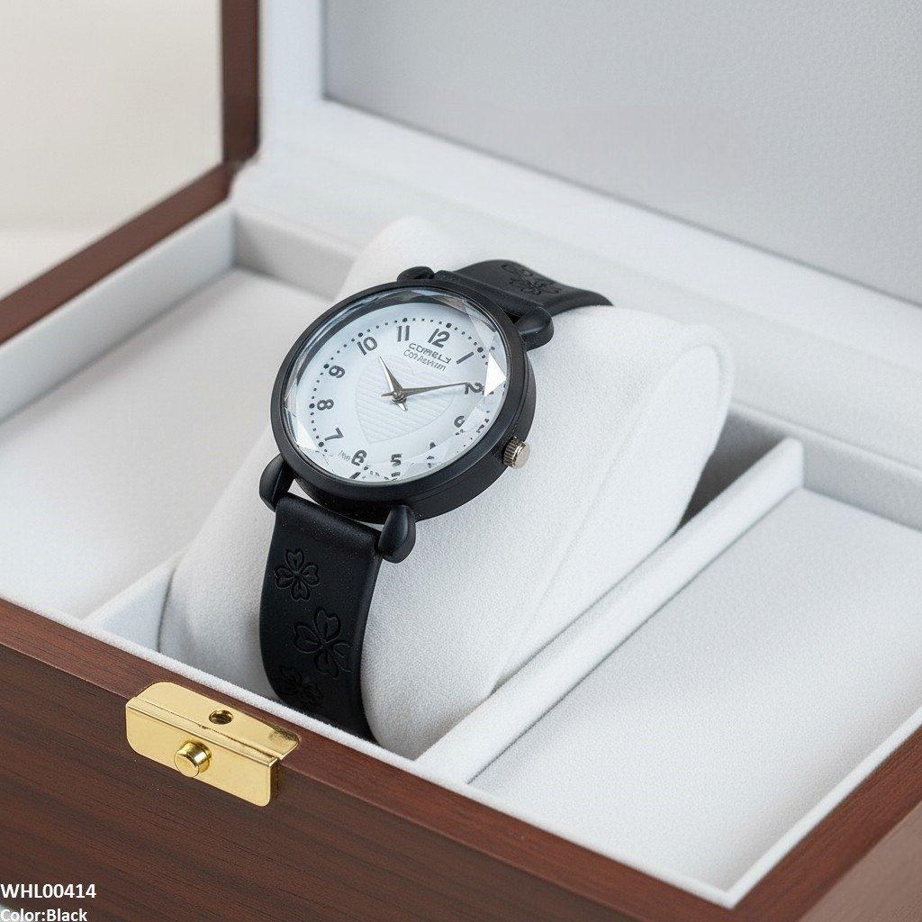 WHL00414 IWA Heart  Rubber Strap Women's Watch - WHL