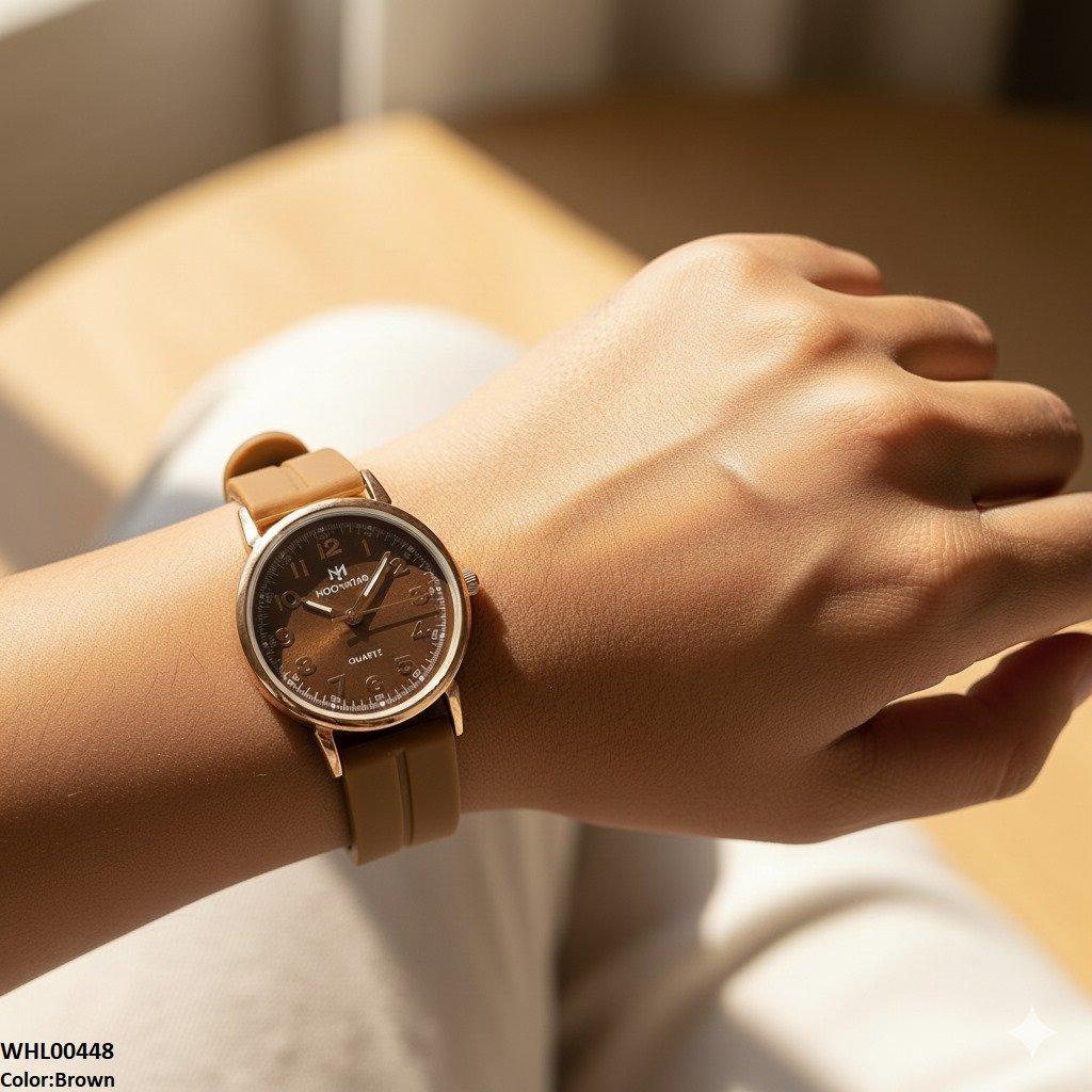 WHL00448 BWS Magnetic Rubber Strap Women's Watch - WHL