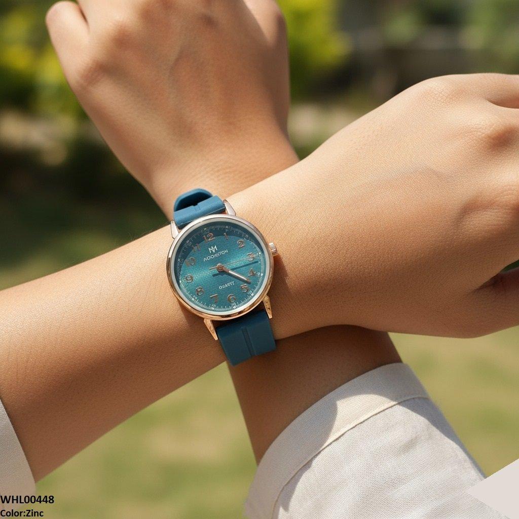 WHL00448 BWS Magnetic Rubber Strap Women's Watch - WHL