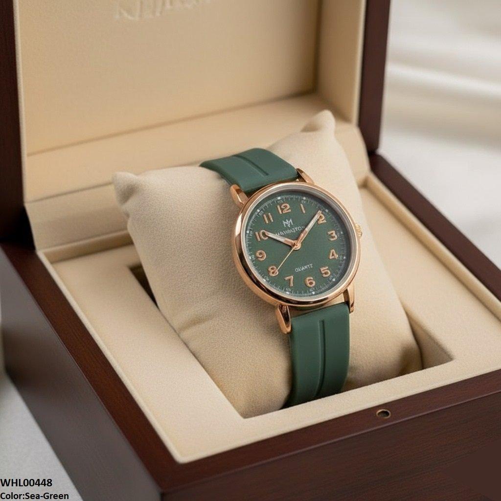 WHL00448 BWS Magnetic Rubber Strap Women's Watch - WHL