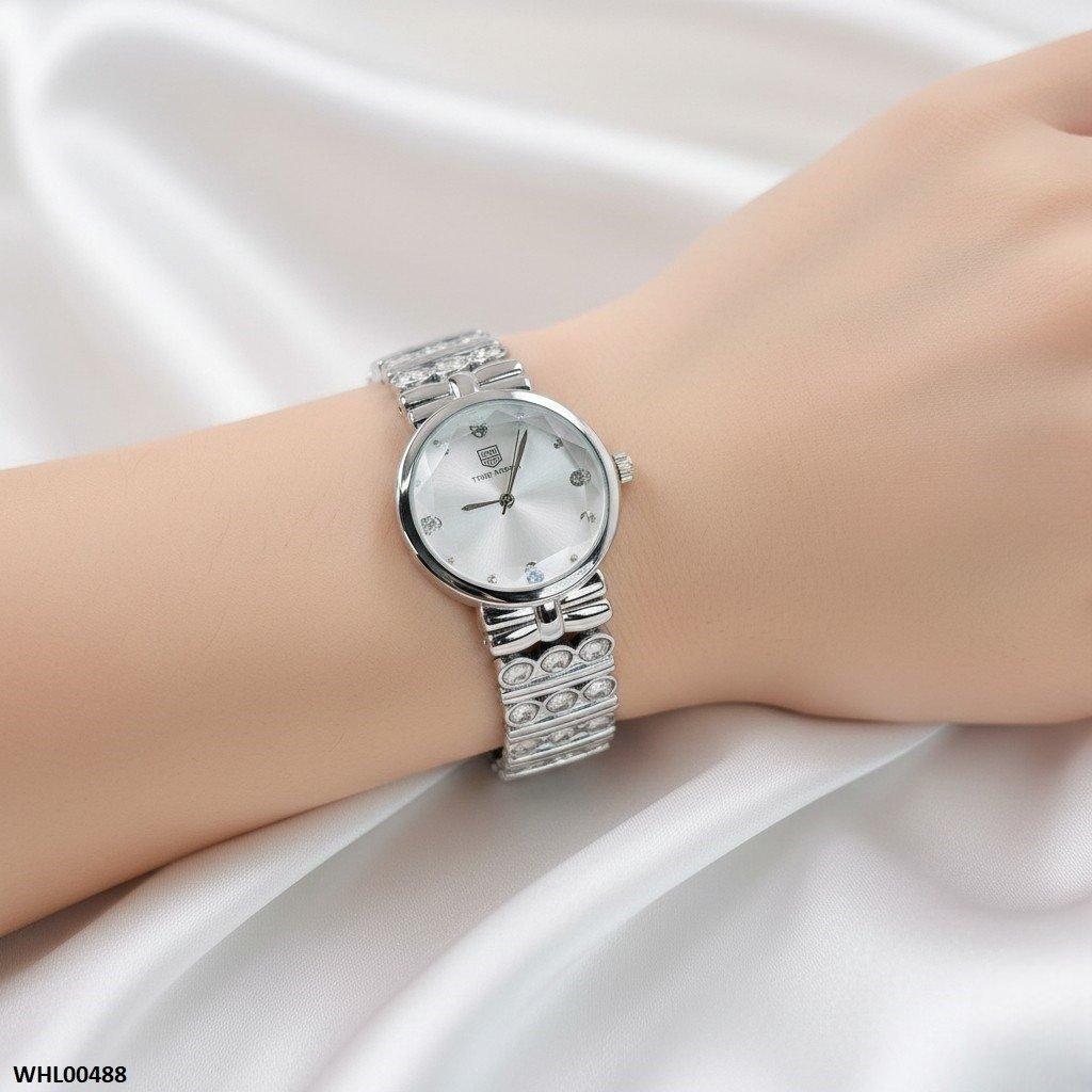 WHL00488 ZWA Round Silver Women's Watch - WHL