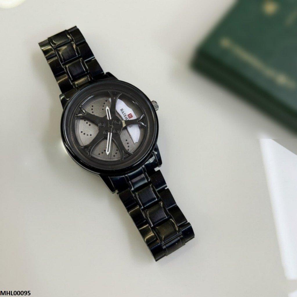MHL00095 HWR Round Car Wheel Rim Men's Watch - MHL