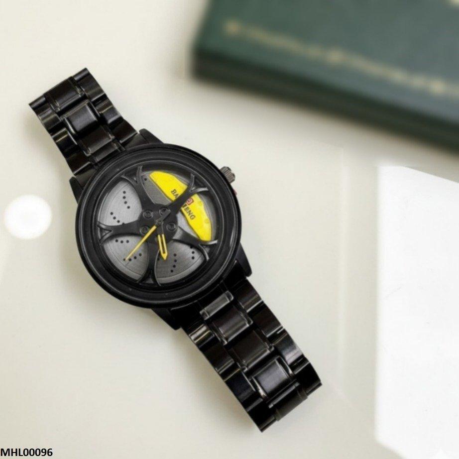 MHL00096 HWR Round Car Wheel Rim Men's Watch - MHL