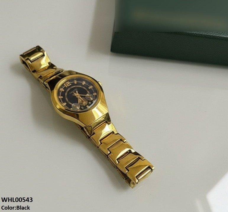 WHL00543 HWR Round Three Dial Women's Watch - WHL