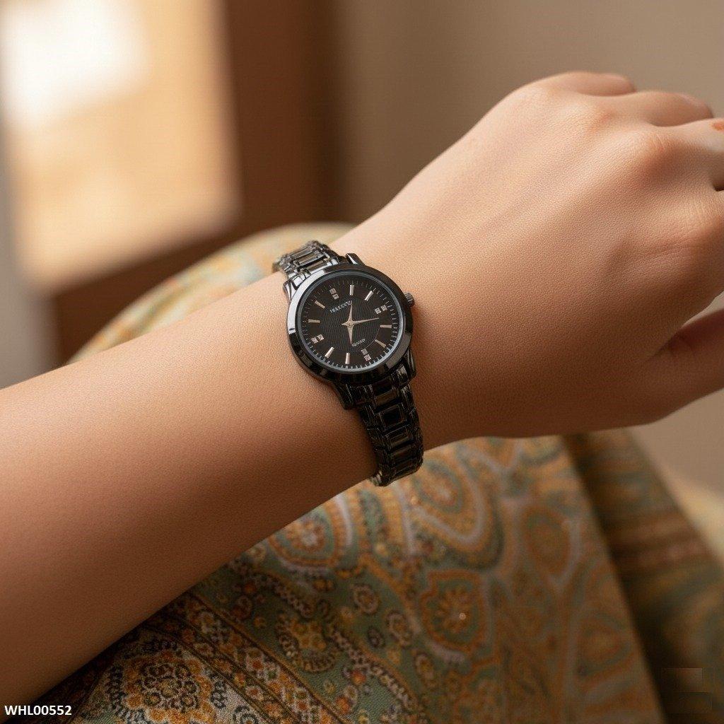 WHL00552 HWR Round Bezel Women's Watch - WHL
